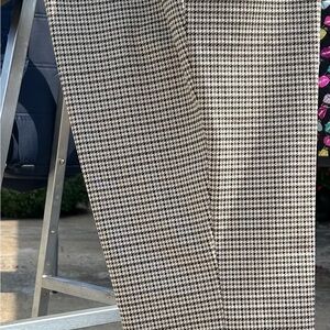 Houndstooth Patterned Pants